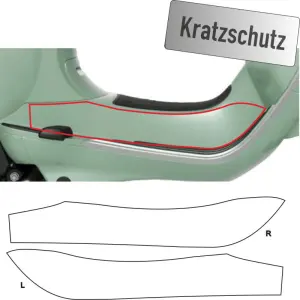 Steinschlagschutz Kratzschutz für Vespa Primavera